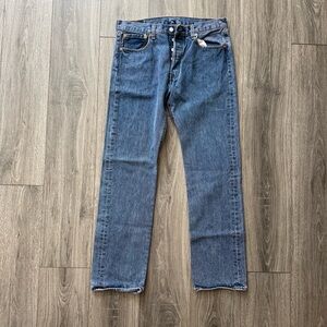 Vintage Levis 501 33x32 Blue Jeans